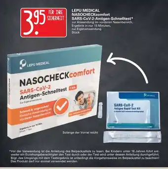 WEZ Lepu Medical Nasocheckcomfort SARS-Cov-2-Antigen Schnelltest Angebot