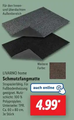 Lidl LIVARNO home Schmutzfangmatte Angebot