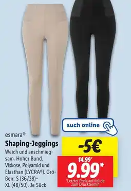 Lidl esmara Shaping-Jeggings Angebot