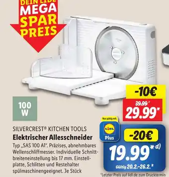 Lidl SILVERCREST KITCHEN TOOLS Elektrischer Allesschneider Angebot