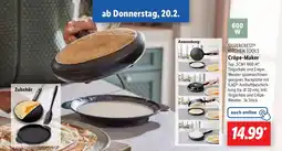 Lidl SILVERCREST KITCHEN TOOLS Crêpe-Maker Angebot