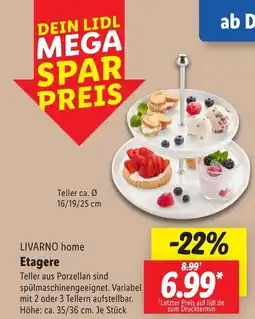 Lidl LIVARNO home Etagere Angebot