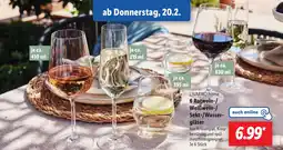 Lidl LIVARNO home 6 Rotwein-/ Weißwein-/ Sekt-/Wasser- Sekt-/Wasser- gläser Angebot