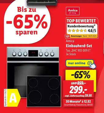 Lidl Amica Einbauherd-Set Angebot