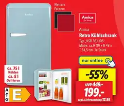 Lidl Amica Retro Kühlschrank Angebot