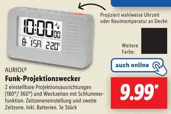 Lidl AURIOL Funk-Projektionswecker Angebot