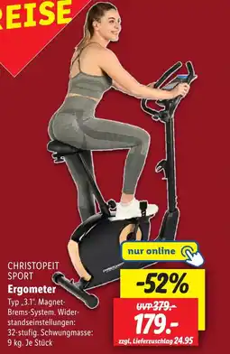 Lidl CHRISTOPEIT SPORT Ergometer Angebot