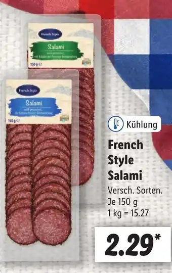 Lidl French Style Salami Angebot