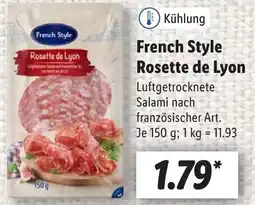 Lidl French Style Rosette de Lyon Angebot