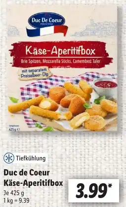 Lidl Duc de Coeur Käse-Aperitifbox Angebot