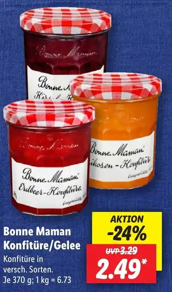 Lidl Bonne Maman Konfitüre/Gelee Angebot