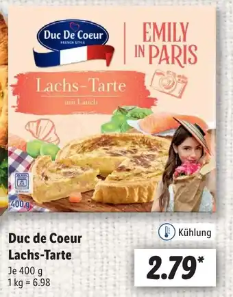 Lidl Duc De Coeur Lachs-Tarte Angebot