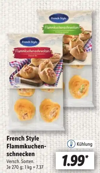 Lidl French Style Flammkuchenschnecken Angebot