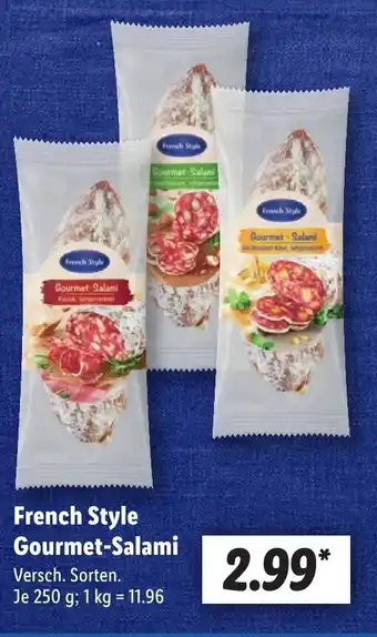 Lidl French Style Gourmet-Salami Angebot