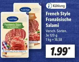 Lidl French Style Französische Salami Angebot