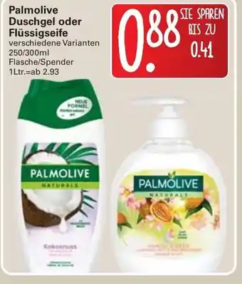 WEZ Palmolive Duschgel oder Flüssigseife 250/300ml Angebot