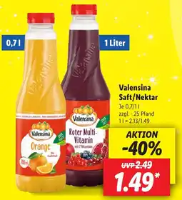 Lidl Valensina Saft/Nektar Angebot