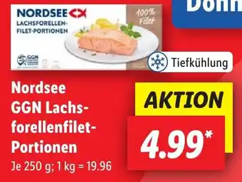 Lidl Nordsee GGN Lachs- forellenfilet- Portionen Angebot