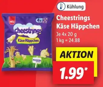 Lidl Cheestrings Käse Häppchen Angebot