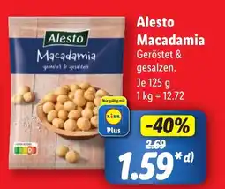 Lidl Alesto Macadamia Angebot