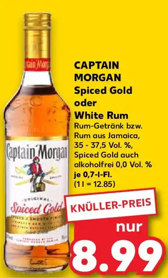 Kaufland CAPTAIN MORGAN Spiced Gold oder White Rum Angebot