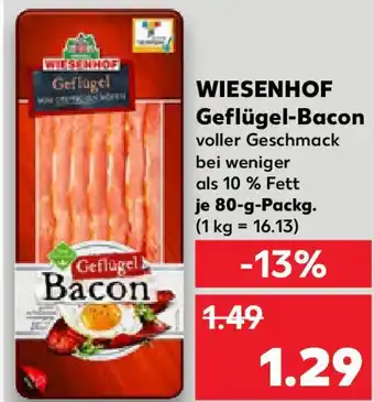 Kaufland WIESENHOF Geflügel-Bacon Angebot