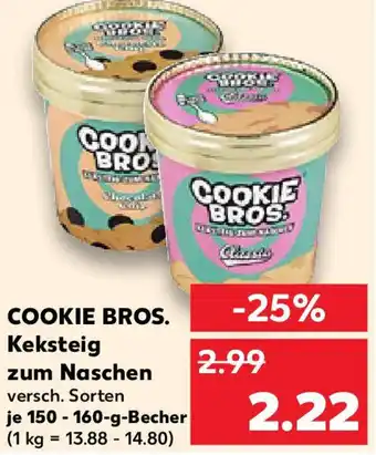 Kaufland COOKIE BROS. Keksteig zum Naschen Angebot