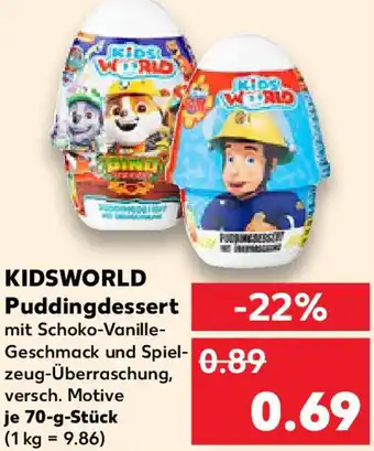 Kaufland KIDSWORLD Puddingdessert Angebot