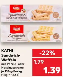 Kaufland KATHI Sandwich- Waffeln Angebot