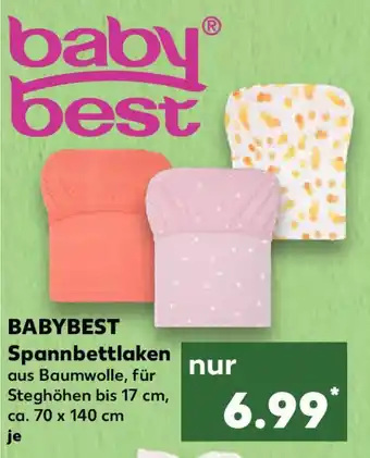 Kaufland BABYBEST Spannbettlaken Angebot