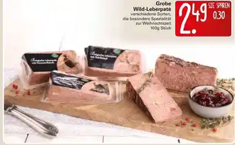 WEZ Grobe Wild-Leberpaté 100g Angebot