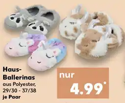 Kaufland Haus- Ballerinas Angebot