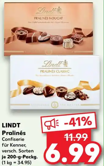 Kaufland LINDT Pralinés Angebot