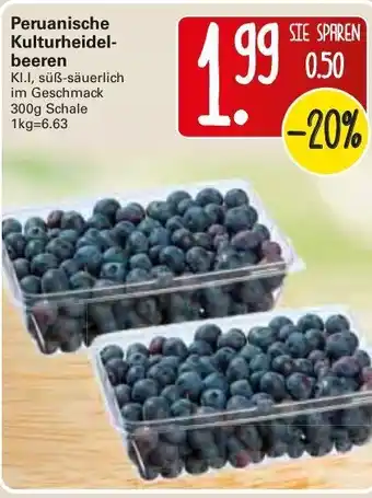 WEZ Peruanische Kulturheidelbeeren 300g Angebot