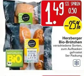 WEZ Herzberger Bio Brötchen Angebot