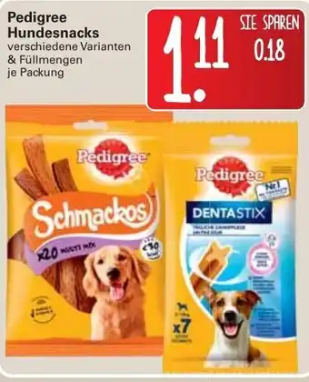 WEZ Pedigree Hundesnacks Angebot