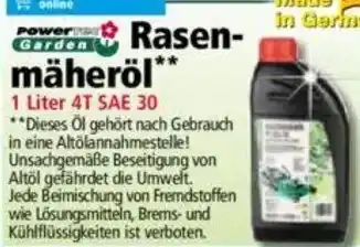 Norma Power Garden Rasen- mäheröl Angebot