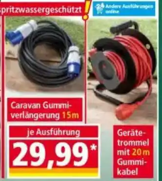 Norma Caravan Gummi- verlängerung 15m Angebot