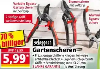 Norma scheppach Gartenscheren Angebot