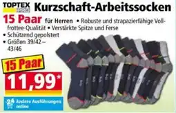 Norma TOPTEX Kurzschaft-Arbeitssocken Angebot