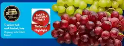 Aldi Süd Trauben hell und dunkel, lose Angebot