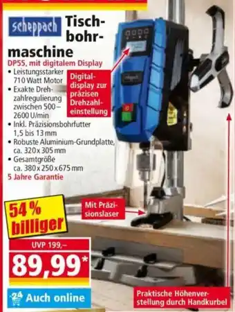 Norma Scheppach Tisch- bohr- maschine Angebot