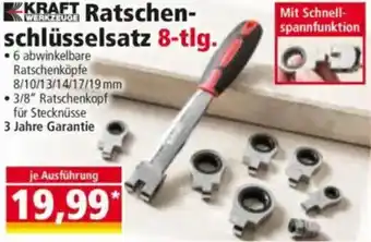 Norma KRAFT Ratschen- schlüsselsatz 8-tlg. Angebot