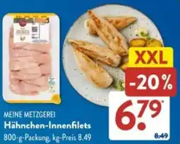 Aldi Süd MEINE METZGEREI Hähnchen-Innenfilets Angebot