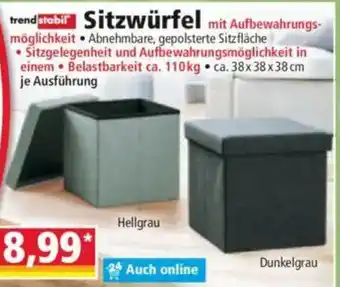 Norma trend stabil Sitzwürfel Angebot