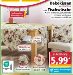 Norma bella casa Dekokissen oder Tischwäsche Angebot