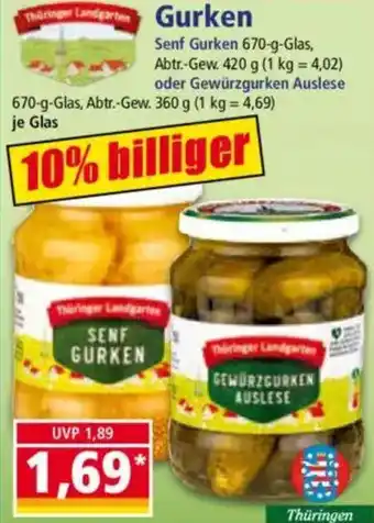 Norma Thiringer Landgarten Gurken Angebot