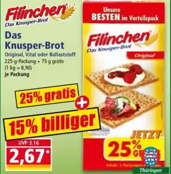 Norma Filinchen Das Knusper-Brot Angebot