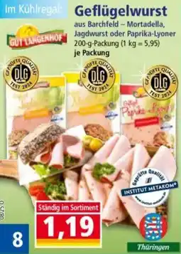 Norma GUT LANGENHOF Geflügelwurst Angebot