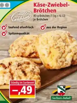 Norma Goldblume Käse-Zwiebel- Brötchen Angebot